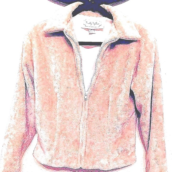 JACKET COAT SWEATER SHACKET SHERPA CREAM SOFT FLEECE LINED NEW ZIP UP M - Picture 1 of 8